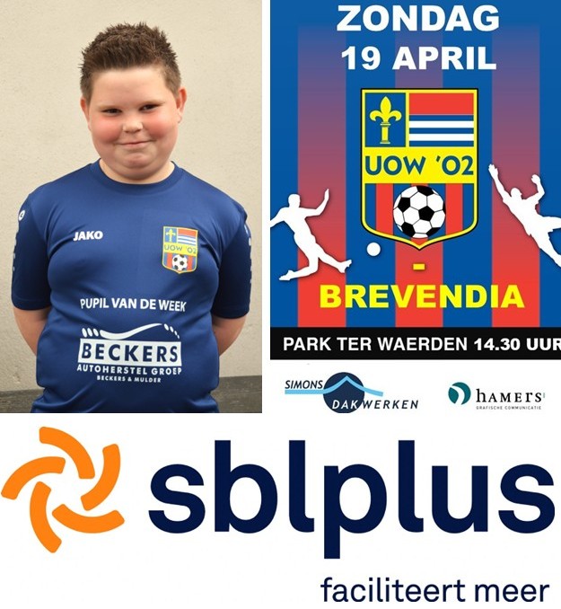 Zondag 19 april 2026: UOW '02 1 - Brevendia 1