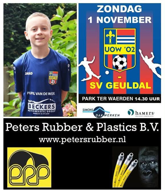 A.S. ZONDAG 1 NOVEMBER: UOW ’02 1 – SV GEULDAL 1