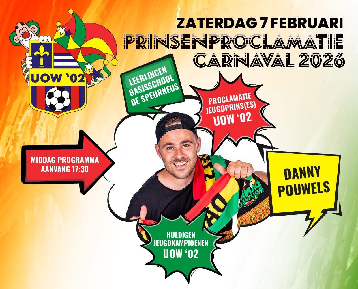 Carnaval 2026 bij UOW ‘02